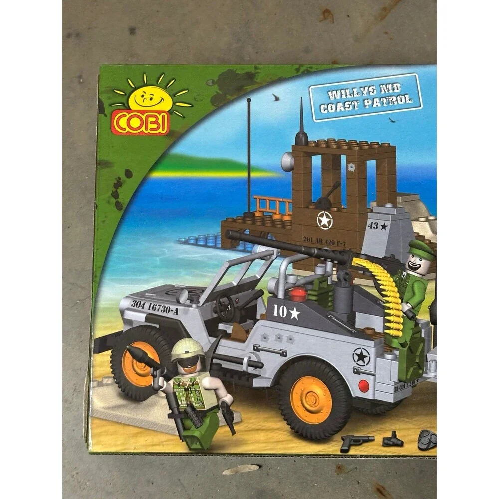 Brand New Sealed Cobi Jeep 24251 Willy MD Coast Patrol Building Set 2012